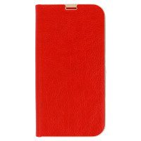 Book Case with Gold frame for Samsung Galaxy A54 5G  red